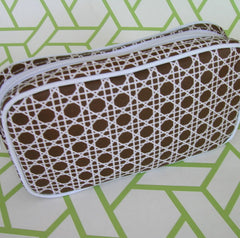 Small Cane Cosmetic Bag
