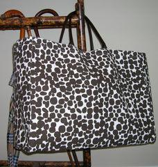 Brown Dalmation Tote