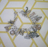 Vintage Silver Charm Bracelet