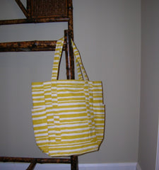 Yellow Striped Bag