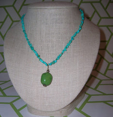 Turquoise Drop Necklace